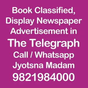 The Telegraph newspaper ad booking book the Telegraph ad newaspaper in online